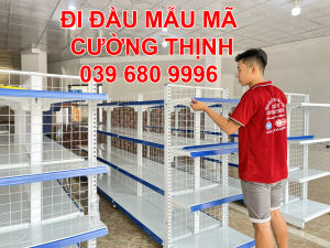 Kệ Đầu Siêu Thị ( Cao 1m5 x Dài 0.7m x 4 Tầng)