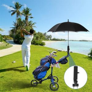Convenient Golf Umbrella Holder Golf Cart Umbrella Stand Umbrella Clip Mounting Attachment Golf Club Accessories
