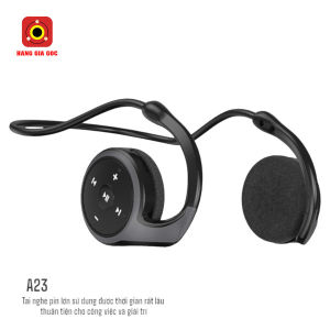 Tai nghe chụp tai thể thao A23 bluetooh 5.0 thế hệ mới bass căng đàm thoại to rõ - Hàng nhập khẩu cao cấp
