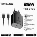 Charger Samsung 25 Watt M14 5G A14 5G Original Super Fast Charging C to C Cable. 