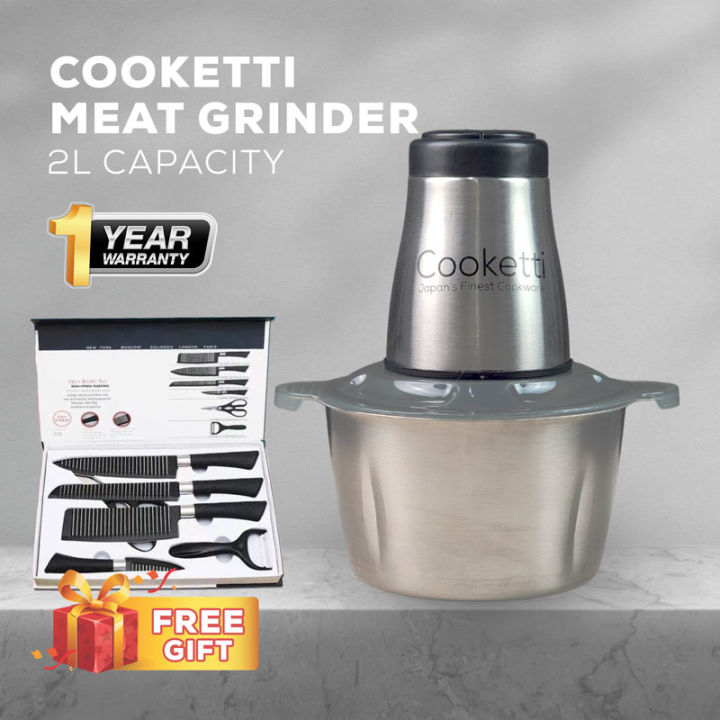 Cooketti Powerful Food Processor and Meat Grinder Lazada PH