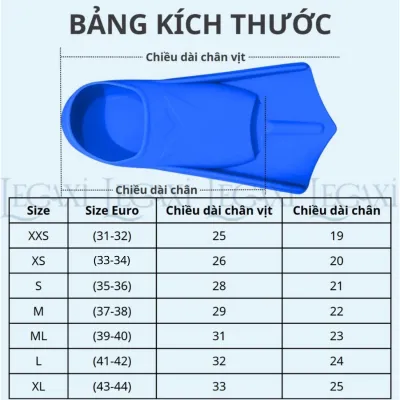 Chân Vịt Bơi Lội Silicon Chân Nhái Lặn Biển Chuyên Nghiệp Bẻ Cong 90 Mềm Mại Cho Trẻ Em Người lớn