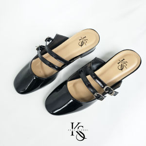 Sandal Heels Wanita High Jenny - Hak 3cm - Warna Hitam