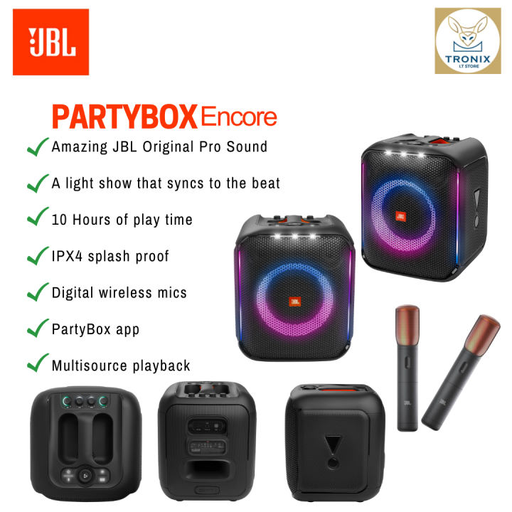 JBL PARTYBOX ENCORE PORTABLE PARTY SPEAKER WITH 100W POWERFUL