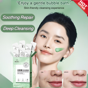 💝Hot Sale💝Whitening Bubble Mask For Pores Oxygenating Anthocyanin Bubble Mask Purifying Treatment For Clogged Pores And Blemishes Gentle Foaming Formula For Oily And Combination Skin Types Blackhead Treatment Mask