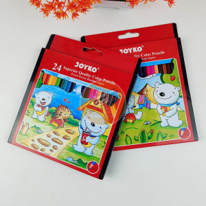 Pensil Warna Joyko 24warna Panjang Color Pencil Superior Quality isi 24