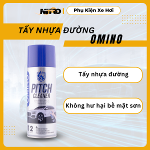 Bình xịt tẩy nhựa đường vết bẩn cứng đầu OMINO M12 450ml sáng bóng như mới