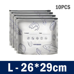 AKIRO HOME Malaysia Frozen Food Storage Bag Reusable Aluminium Pouch Freezer Ziplock Food Grade Beg Penyimpanan 铝箔保鲜袋