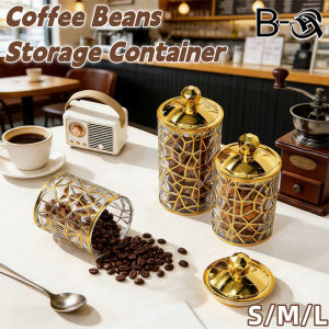 B-HQ Food Storage Canister with Lid Jar Storage Container Coffee Beans Tea Leaves Airtight Container