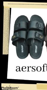 Aerosoft 5103 4141 4142 ตัวแทนความนุ่มสบาย size 38-45 รองเท้าแตะแบบสวม แอโร่ซอฟ รองเท้าแตะหนังPUผู้ชาย