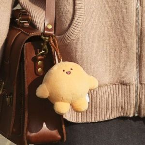 XINSU38 ตุ๊กตายัดไส้ พวงกุญแจตุ๊กตาปลาหมึก ของเล่นสำหรับเด็ก การ์ตูนลายการ์ตูน พวงกุญแจตุ๊กตาแป้ง แฟชั่นสำหรับผู้หญิง น่ารักน่ารักๆ จี้กุญแจรถ ของขวัญสำหรับเด็ก