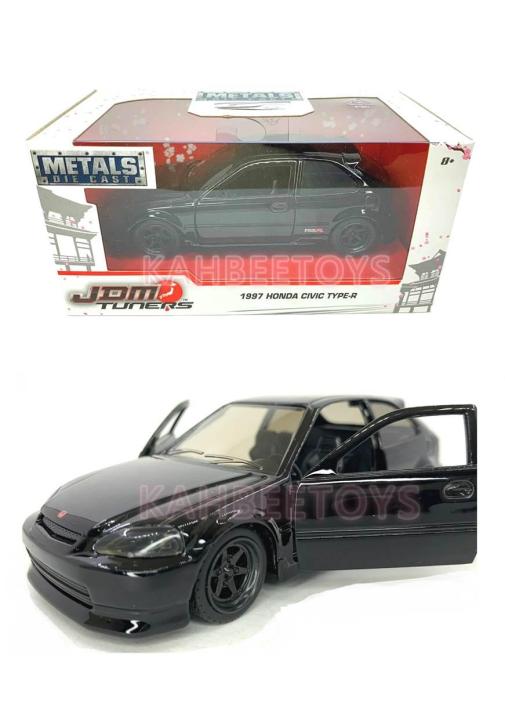 JADA JDM TUNERS 1:32 1997 HONDA CIVIC TYPE-R DIECAST Lazada