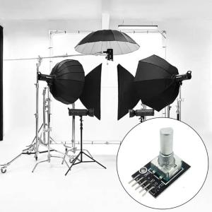 5/10Pcs 360 Degrees Rotary Encoding Module Push Button For Development Boards Sensoring Projects