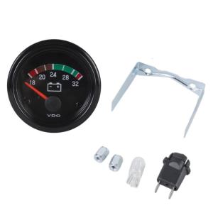 Dustproof Generator Voltage Gauge Replacement Voltage Meter 12V/24V Diesels Generator Voltmeter for Industrial Use