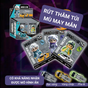 Blind Box đồ chơi lắp ráp mô hình xe đua mini TURBO BABY