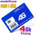 Sim 4G Mobifone Gói Cước MDT250A / MDT350 tẶNG 4gB 1 Tháng  Dùng TRỌN GÓI 1 năm không phát sinh phí FREESHIP - CHƯA KÍCH HOẠT. 
