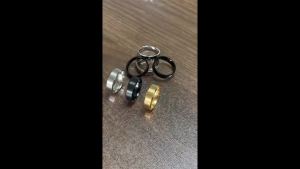 Fashion Charm Jewelry Ring for Men Women Stainless Steel Black Rings Wedding Engagement High Quality Matte Male Accessory