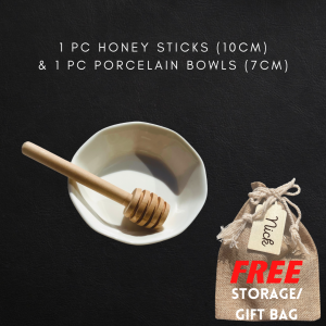 Honey Dipper Stick Cheeseboard Dipping Ceramic Porcelain Dish Mini Small Bowl Sauce Grazing Cheese Board Charcuterie