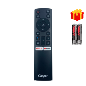 Remote điều khiển tivi Casper Mã 05 Điều Khiển TV Casper Netflix - Youtube Có Giọng Nói - Tặng kèm pin - Bảo Xì Phố