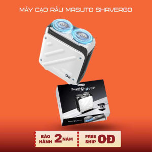 Máy Cạo Râu Mini Masuto ShaverGo Lưỡi Dao Kép Mỏng Chống Nước IPX7 Cạo Râu Dễ Dàng Nhanh Chóng Bảo Hành 24 Tháng