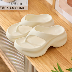 Free Shipping Lidani Thick-Soled Flip-Flops For Women Height-Increasing Non-Slip Odor-Resistant Indoor And Beach Sandals Summer Slippers For Women Suitable For Outdoor Wear