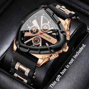 Mens Watch Personalized Polygonal Mens Multifunctional Calendar Watch