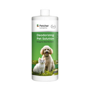 Petcher Litter Area & Pet Toilet Deodorizer Enzyme Cleaner for Pet Urine and Poop Waste Odor Removal