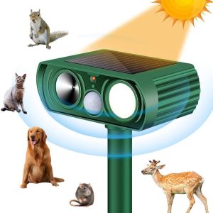 Bird Repellent Ultrasonic Pest Repeller Solar Animal Repellent Ultrasonic Cat Dog Bird Insect Pest Waterproof Repeller Outdoor