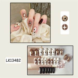【Local Delivery】 In Summer Wind Is Small And Fresh Wearing A Variety Of Optional Removable Fake Nails Patches 24 Blush Nail Nails