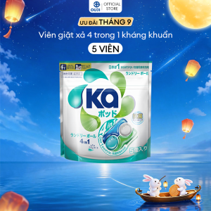 Túi Viên Giặt Xả Đa Năng 4 Trong 1 KA Universal (5 Viên/ Túi)