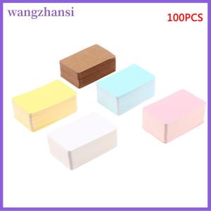 wangzhansi 100 pcs Trống cứng giấy các tông DIY bưu thiếp tin nhắn