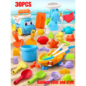 Oldlaiben Beach Toys for Kids Sand Toys Set Sand Bucket Shovel Rake Toys for Beach Sandbox Toys for Toddlers
