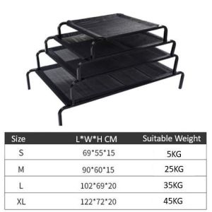 🐶🔥Dog Bed Pet Bed Elevated Cat Bed Breathable Moisture-Proof Easy to Clean 4 Size