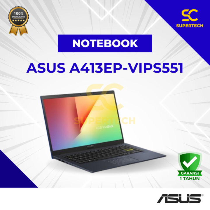 Notebook ASUS VivoBook A413EP-VIPS551 Ci5-1135G7 8GB 512GB MX330