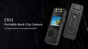 CS11 Wireless WIFI High Definition Camera - 1080P Handheld Motion Camera Law Enforcement Recording Backplate Camera