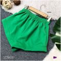 MM12666 กางเกงขาสั้นทรงบาร์บี้สีพื้น. 