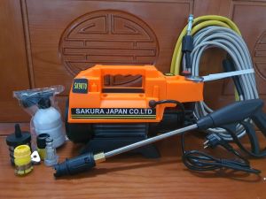 Máy Rửa Xe Công Nghệ Cảm Ứng Từ máy có chỉnh áp  Công Suất Mạnh giá sốc tặng kèm bình xịt xà phòng dây 15M