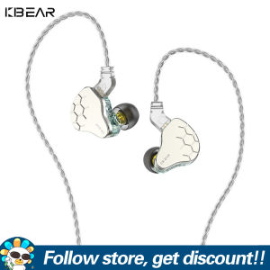 KBEAR Lark Earphones Hybrid 1DD+1BA Driver Earbuds HiFI Music IEM Headphones Sprot Running Gaming Headsets Noise Cancelling Wired Earphone 2PIN 0.78mm Detachable DJ Monitors For Smartphones MP3 MP4 Players Tablet Laptops Computer