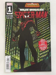 Miles Morales Spider Man Halloween Comic Extravaganza 1 Published 2021 by Marve l (RepRINT) Saladin Ahmed Javi Garron Brian Stelfreeze Comic BOOK Cartoons Art Super Heroes Collection Collectibles Story Reading Kid Booked Magazine