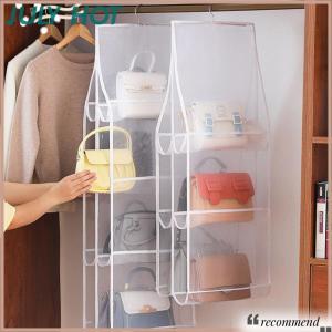 [JULYHOT] ถุงเก็บของแบบแขวนสองด้านถุงเก็บของโปร่งใส6ชั้นตู้เสื้อผ้าห้องนอนถุงเก็บฝุ่น