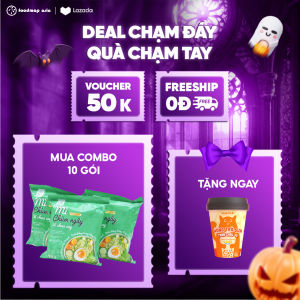 COMBO 10 GÓI - Mì Chùm Ngây Vị Chua Cay - Foodmap Consumer - Gói 70Gram