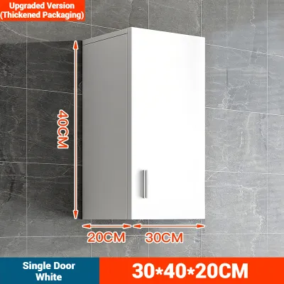 KEKEE Dapur Kabinet Storage Kitchen Wall Cabinet Solid Wood Floor Foldable Hanging Cupboard Simpanan Dapur Bedroom Bathroom Cabinet 壁柜