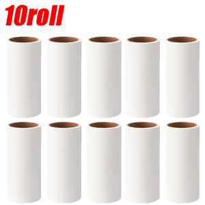 800Pcs Tearable Sticky Roller Reusable Pet Hair Remover Rollers Clothing Sticky Dust Paper Replaceable Clothes Lint Roller Paper