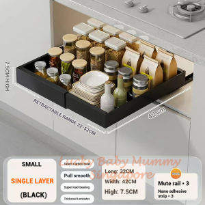 Extendable Pull- Out Drawer Organizer/ Kitchen Storage / Condiments Storage /Cabinet Storage Local Stock