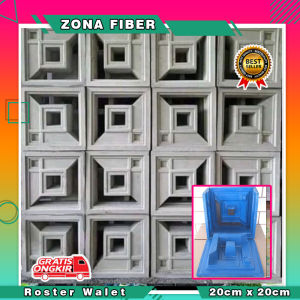 cetakan loster fiber / cetakan dinding roster / cetakan fiber roster