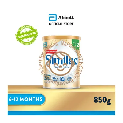 Similac 5MO Stage 2 Follow-On Baby Milk Powder Formula 850 G (6 Months Onwards)