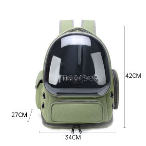 MEIANVU Pet Carrier Portable Cat Bag Breathable Space Capsule Large Capacity Backpack for Outdoor Travel