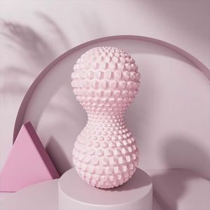 MUQZI PP Peanut Massage Ball Portable EVA Convex Point Neck Roller Double Lacrosse Yoga Ball Professional Muscle Relaxation Ball Women