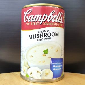 CAMPBELL’S – Lon NẤM 290g - SÚP KEM NẤM / MALAYSIA / Condensed Soup Cream Of Mushroom (HALAL)