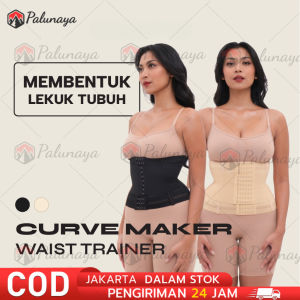 CurveMaker Waist Trainer - Hourglass Body - Long Torso Corset - Korset Pinggang & Perut Seamless